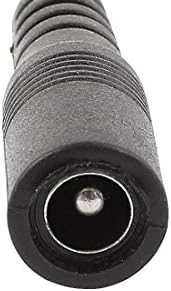 AEXIT 0.25M DC аудио и видео додатоци Femaleенски 5,5 x 2,1мм за продолжување на кабелот за напојување за конектори и адаптери CCTV камера