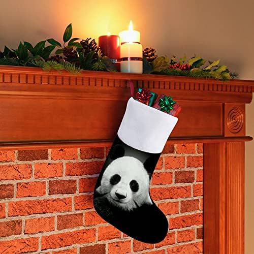 Панда персонализирана Божиќно порибување дома Божиќно дрво камин виси украси