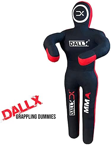 Dallx MMA Grappling Dummy BBJ Wrestling Brazilian Jiu Jitsu Punching Bag Judo karate фрлајќи бокс во борба против кукла за самоодбрана,