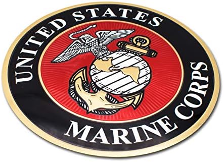 Премиум Соединетите држави морски корпус USMC Eagle 3D врежана декларална налепница