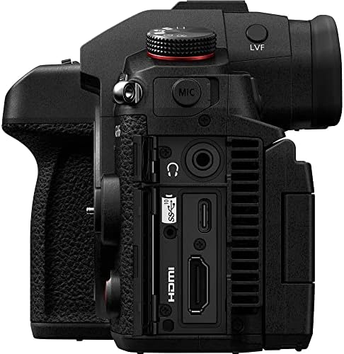 Panasonic LUMIX GH6 Mirroless камера + 2 x Sony 64GB Тешка Sd Картичка + Читач На Картички + LED Светлина + Корел Фото Софтвер + Случај + Флекс Статив + Рака Ремен + Меморија Паричник + Повеќе