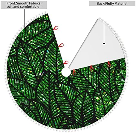 Елка Здолниште Со Пом Трим Сјај-Зелена-Лисја Празник Божиќ Дома Украси 30