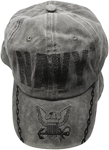 АЕС американска морнарица USN маслинка везена капа за лиценца CAP596CMG