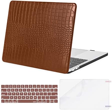 Mosiso компатибилен со MacBook Pro 13 Inch Case 2023, 2022- Објавување M2 M1 A2338 A2289 A2251 A2159 A1989 A1706 A1708, крокодил