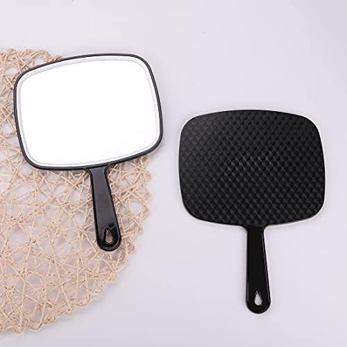 Нотерс Големо Рачно Огледало За Монтирање На Ѕид со Рачка, За Суета Шминка Употреба За Патување Во Домашен Салон