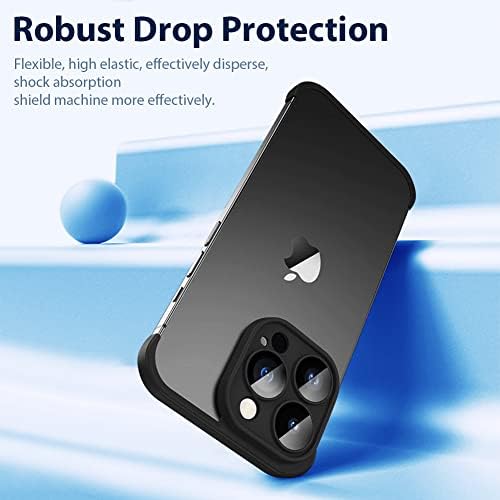 Торлет iPhone 13 Pro Max Случај Со Заштитник На Камерата На Објективот, Без Рамка Четири Аголна Заштита Од Паѓање Мека Tpu Силиконски