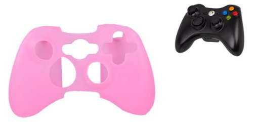 Розова Мека Силиконска Обвивка На Кожата За Мајкрософт Xbox 360 Контролер