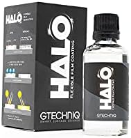 GTechniq - Флексибилна филмска обвивка HALO - ја подобрува изведбата на филмот за заштита на бои и винилни обвивки; Хемиски врски на површината; Ултра густа; Намалете го UV ?