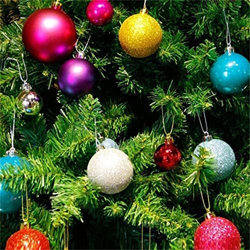 божиќни висечки украси,украси за новогодишна елка,божиќни бабури,Украси За Новогодишна Елка, 100ct Сјајна Божиќна Топка Луксузен