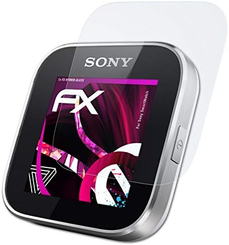 Пластично стакло заштитен филм Атфоликс Компатибилен со заштитник на стакло Smartwatch Smartwatch, 9H хибриден стаклен стаклен екран заштитник на пластика