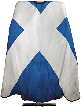 Шкотско Знаме Унисекс Салон За Сечење Коса Наметка Крпа Бербер Фризерска Обвивка Фризура Престилка Крпа Додаток За Стилизирање За
