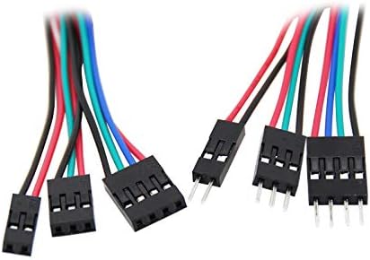 70см машки женски конектор DIY кабелски кабелски кабли Нова жица за ard+uino, 3D печатач （3pin-10pcs）