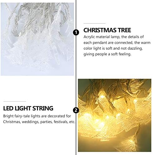 Фестивал на Абаодам 1 парчиња предводена од ламба, светло украс за новогодишна елка