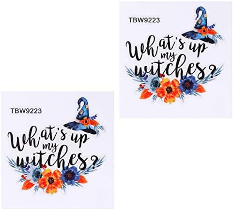 SOIMISS 2PCS Креативни налепници за тетратки за Ноќта на вештерките Дизајн за отстранлива декорација на чаша