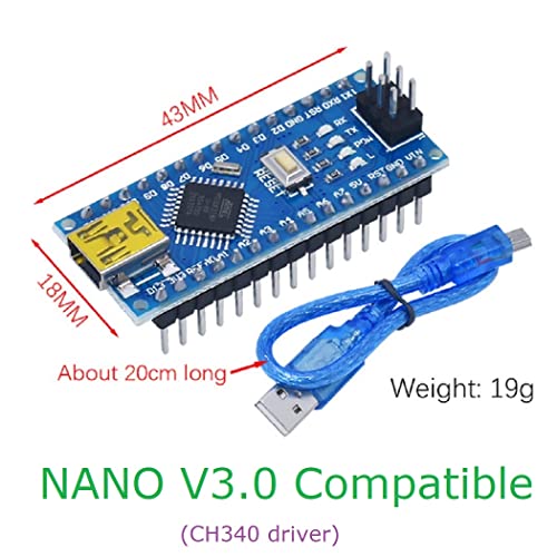 За табла Nanoo v3.0 за Ardiuno Kompatibel Atmel Atmega328 CH340G контролер модул 62