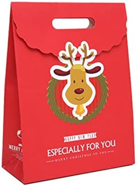 Сегашна Торбичка Креативна Торбичка За Подароци Со Дедо Мраз Одлична Изработка Разнобојна Л Елен