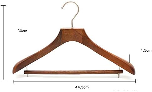 Закачалки од теервер 5 парчиња продавница за облека цврсто дрво закачалка ретро палто решетката дрвена боја дрвена облека висат мултифункционална облека што не се