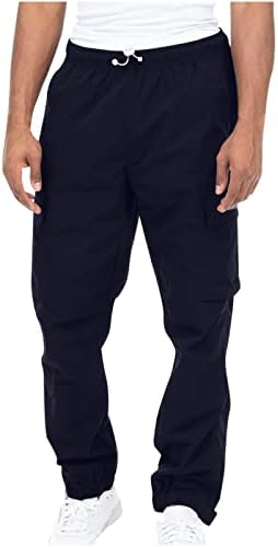 Ykaritianna пот панталони за мажи, комбинирани џогери, еластична половината, права нога џемпери, врежани панталони панталони панталони