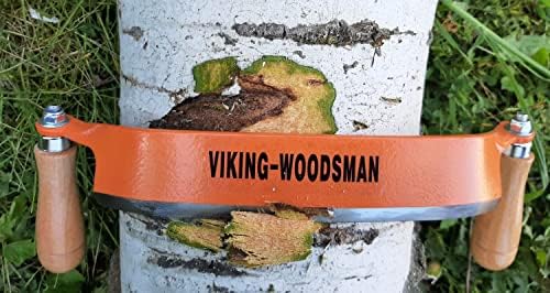 Викинг Вудсман ЛТ037 10 инчен Криви Нацртајте Бричење за Трупци + зелено Дрво