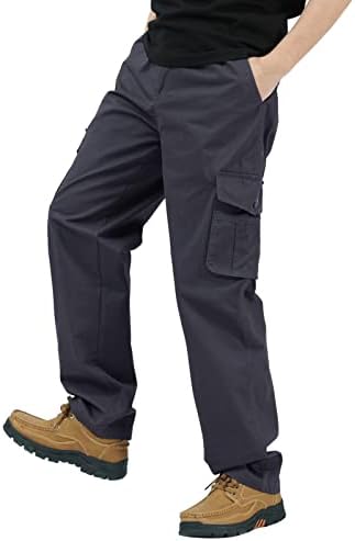 Карго панталони за мажи опуштени се вклопуваат во лабава карго панталони хип хоп улична облека за влечење широки панталони со
