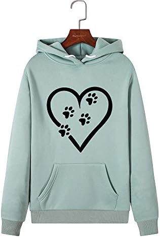 ADSSDQ излегувајќи плетенка на врвот на фестивалот Ladys Festival Kawaii Sweatshirt Lightweight Lage Long Polyever Polyester