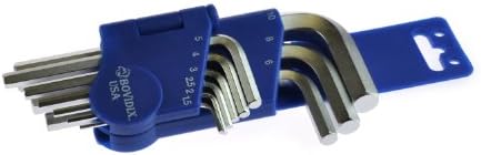 Bovidix 6030209 HEX Key Key, метрика - кратко, 9 -парчиња