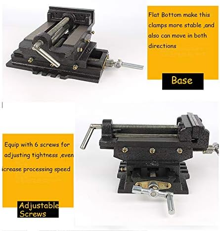 6 вкрстено лизгање на вилицата 6 отворање на вилицата 2 Way Heavy Duty X-Y соединение VISE Cross Slide Industrial Change и Drippy