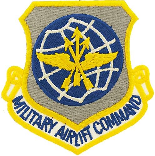 Воената команда на Воените воздухопловни авиони на Соединетите држави УСАФ Везена лепенка, со лепило за железо