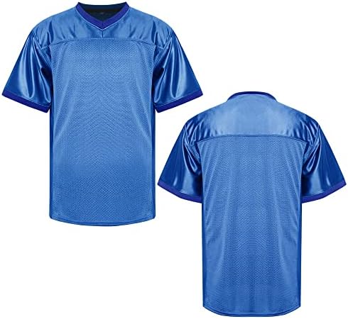 Мезосперо празно фудбалски дресови за мажи, мрежна полиестерска обична фудбалска кошула пулвер спортска облека S-3xl црно бело сиво