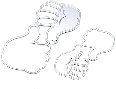 Kscraft Thumbs Up Hand Sign Shaker Metal Cutting Dies Motlys for DIY ScrapBooking/Фото албум Декоративно втиснување на хартија