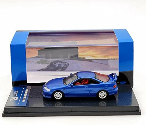 Jia Jia Lai 1:64 Hobby Integra Type-R DC2 Diecast модели на автомобили Колекција на сина боја
