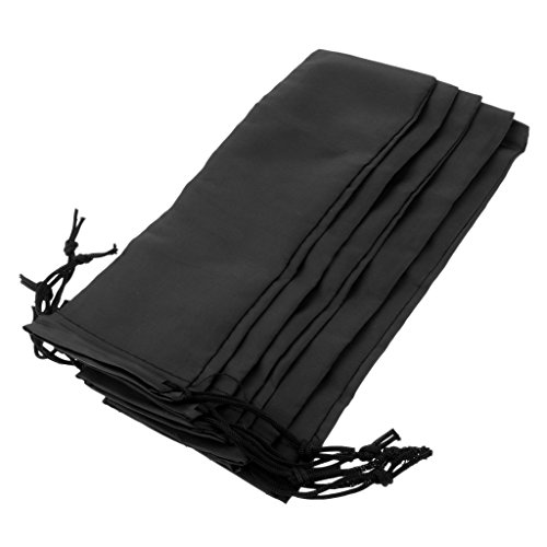 Пакет со лефази од 5 парчиња водоотпорна торба за складирање на влечење за затемнувачи на коса и виткање и рамно железо, црно