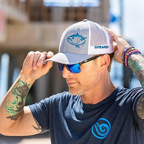 Bluefin Tuna Trucker Hat: Прилагодлив Snapback | Копје за риболов | Риболов