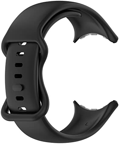 Бендови на Tencloud наменети за Google Pixel Watch Watch Fitness Tracker за пиксели за часовници за пиксели големи силиконски часовници за мажи 6.3-8,5 инчи