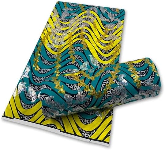 46-47 Инчен Широк Африкански Вистински Восок Печатење Ткаенини Од Страна На Метар Памук За Шиење Восок Анкара Светки Ткаенина Текстил За Фустан Африкански Анкара Ши?