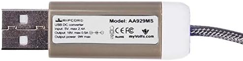Замена на адаптерот за напојување со напојување MyVolts 18V за напојување за напојување за црна и декерска бура 14.4V вежба