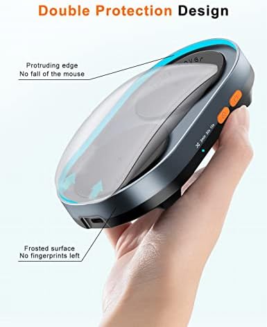 Starviky Dual Phorttable Mouse Jiggler - Тивко механичко движење со случајна функција, ефикасно движење, неоткрибилно двигател
