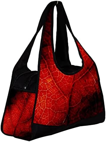Црвен одмор текстура за патувања во торбичка за спортска салата за спортска торба за време на ноќта торба за жени за жени мажи