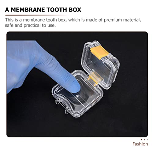 Зајава за складирање кутија за складирање на кутии за складирање таблети 3 парчиња заби заби за заби кутија за протези кутија