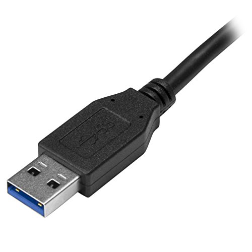 Startech.com USB до USB C кабел - 3 ft / 1M - 10 Gbps - USB -C до USB -A - USB 2.0 кабел - USB тип Ц, црно