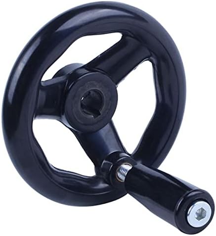 Колесо 12мм роди рачно тркало со дијаметар од 100мм за машина за мелење - црна