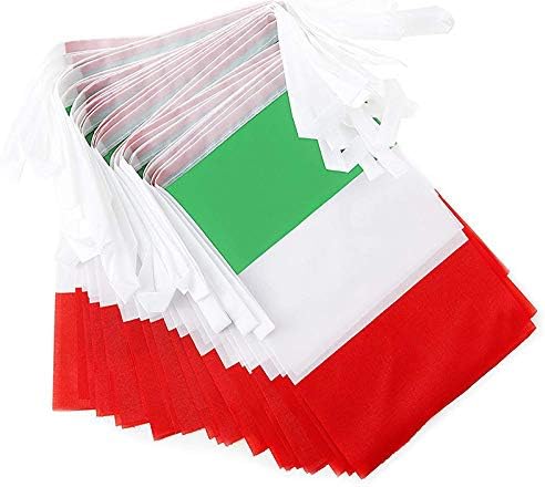 Ckexin Италија го означува италијанскиот мал низа знак за знамиња што висат знамиња