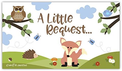 50 Брои-Книги За Бебе Барање Картички - Шумски Животни Бебе Туш