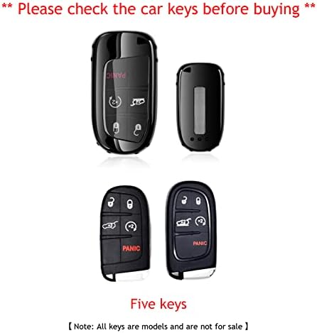 Копче за клучеви Shsbscar за Jeep Grand Cherokee Dodge RAM меморија, куќиште на клучот за Jeep Grand Wrangler Compass