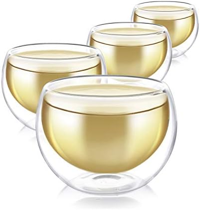 Ситни Стаклени Чаши Изолирани од чај-Боросиликатни Чаеви Отпорни На Топлина И Еспресо Чаши