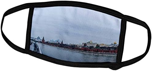 3дроза Алексис Фотографија-Москва Кремљ-Москва Зима. Реката Москва и Кремљ. Облачен Ден-Маски За Лице