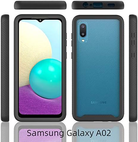 Dzxoui За Samsung A02 Случај Со Заштитник На Екранот [2 Пакет], Samsung Galaxy M02 5g Случај, Тешки Шок-Отпорни Браник Хибрид Назад