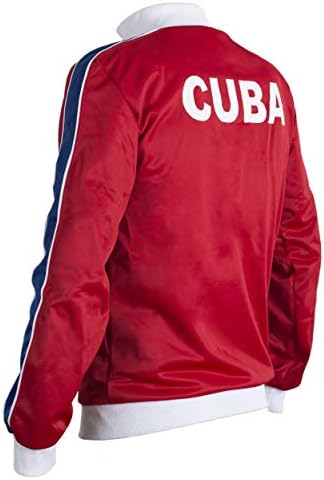 ЏЛ СПОРТ Куба 1980 Ретро Фудбал Машка Гроздобер Јакна Патент Тренерка