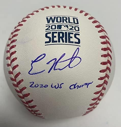 Енрике Кике Ернандез Ја Потпиша Светската Серија 2020 Бејзбол ПСА !Ц86191 Доџерс - Автограм Бејзбол
