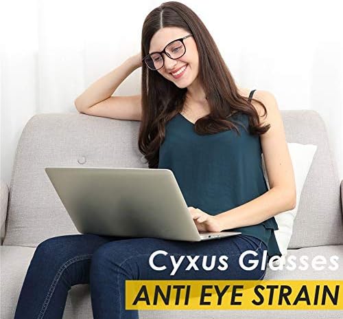 2 Пакет Циксус Сина Светлина Блокирање Очила Снопови Со Јасна Леќа Очила Рамка За Мажи Жени